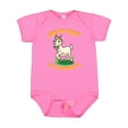 thumbnail image 1 of Inktastic Funny Goat Kid Joke Boys or Girls Baby Bodysuit, 1 of 5