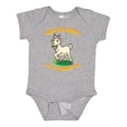 thumbnail image 1 of Inktastic Funny Goat Kid Joke Boys or Girls Baby Bodysuit, 1 of 5