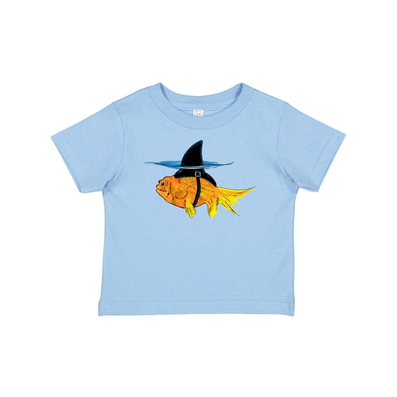 Inktastic Funny Goldfish with Shark Fin Boys or Girls Baby T-Shirt