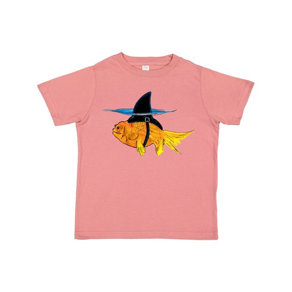 Inktastic Funny Goldfish with Shark Fin Boys or Girls Toddler T-Shirt