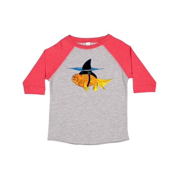 Inktastic Funny Goldfish with Shark Fin Boys or Girls Toddler T-Shirt