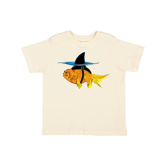 Inktastic Funny Goldfish with Shark Fin Boys or Girls Toddler T-Shirt