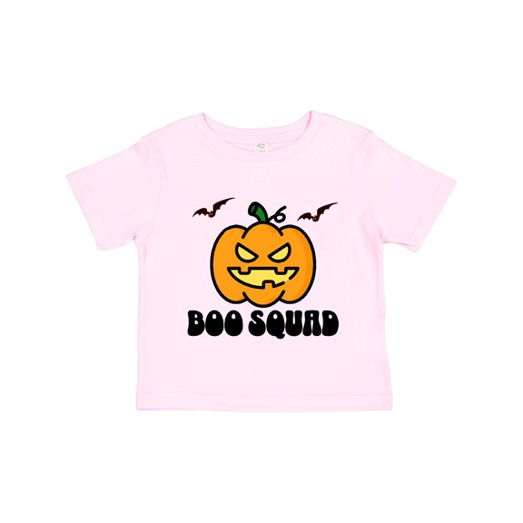Inktastic Funny Halloween Boo Squad Pumpkin Boys or Girls Toddler T-Shirt