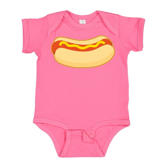 Inktastic Funny Hot Dog Boys or Girls Baby Bodysuit