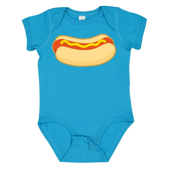 Inktastic Funny Hot Dog Boys or Girls Baby Bodysuit