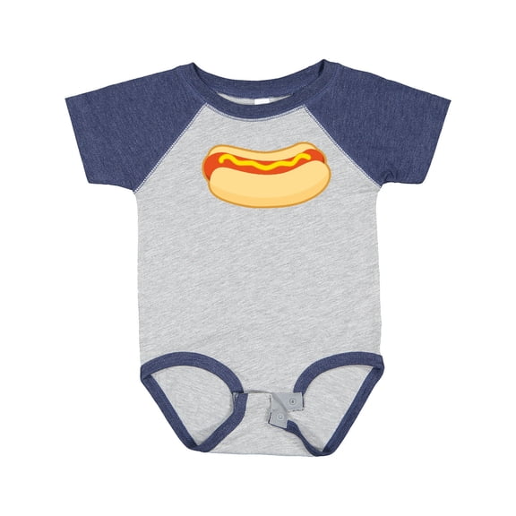Inktastic Funny Hot Dog Boys or Girls Baby Bodysuit