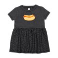thumbnail image 1 of Inktastic Funny Hot Dog Girls Baby Dress, 1 of 5
