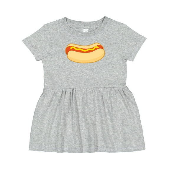 Inktastic Funny Hot Dog Girls Baby Dress