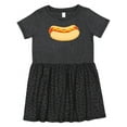 thumbnail image 1 of Inktastic Funny Hot Dog Girls Toddler Dress, 1 of 5