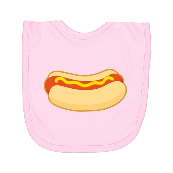 Inktastic Funny Hot Dog Newborn Bib