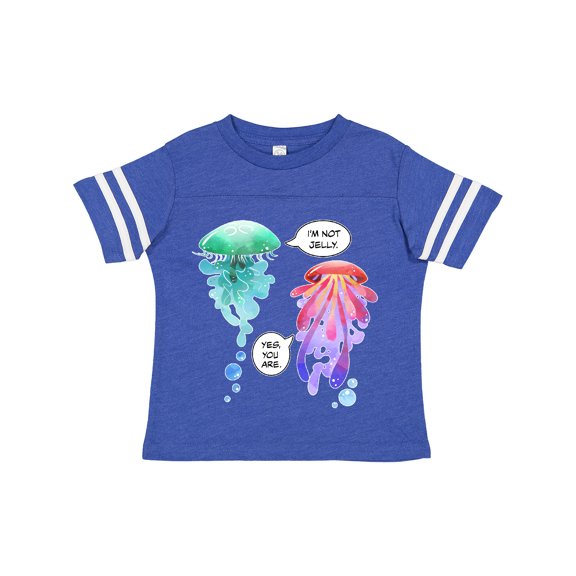 Inktastic Funny I'm Not Jelly Jellyfish in Green and Pink Boys or Girls Toddler T-Shirt
