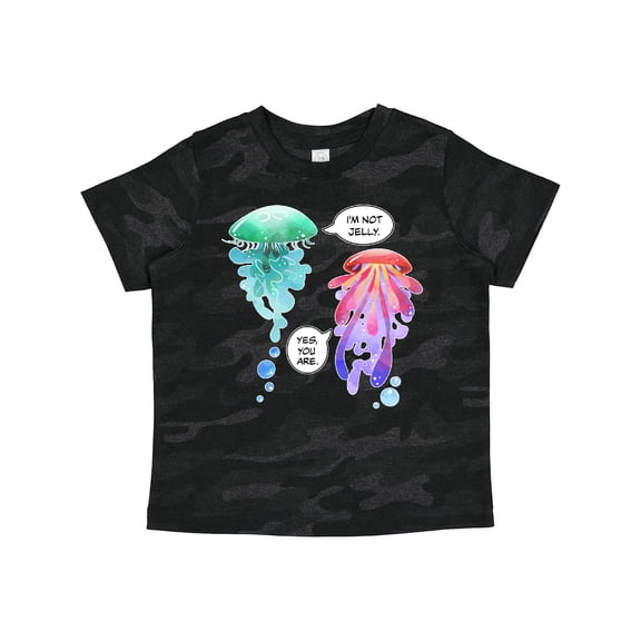 Inktastic Funny I'm Not Jelly Jellyfish in Green and Pink Boys or Girls Toddler T-Shirt