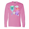 thumbnail image 1 of Inktastic Funny I'm Not Jelly Jellyfish in Blue and Pink Long Sleeve T-Shirt, 1 of 5