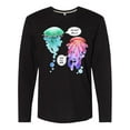 thumbnail image 1 of Inktastic Funny I'm Not Jelly Jellyfish in Blue and Pink Long Sleeve T-Shirt, 1 of 5