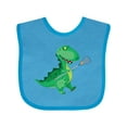 thumbnail image 1 of Inktastic Funny Lacrosse Player Boys or Girls Baby Bib, 1 of 4