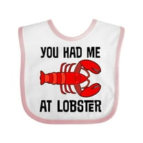 Inktastic Funny Lobster Lover Kids Seafood Boys or Girls Baby Bib