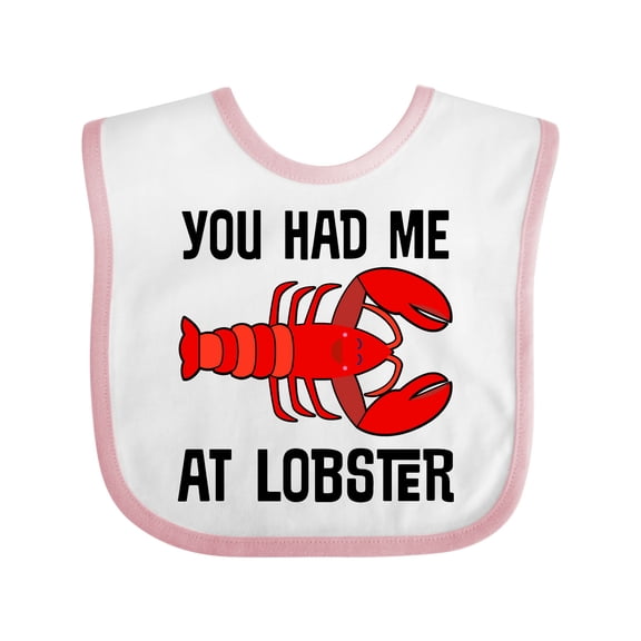 Inktastic Funny Lobster Lover Kids Seafood Boys or Girls Baby Bib