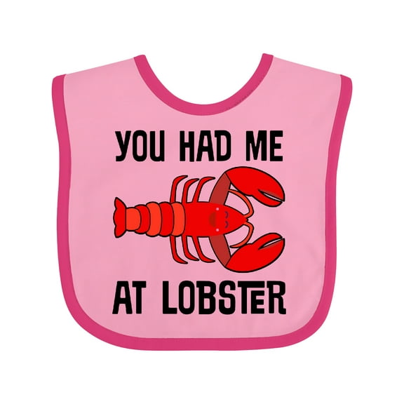 Inktastic Funny Lobster Lover Kids Seafood Boys or Girls Baby Bib