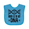 thumbnail image 1 of Inktastic Funny Math is in My Dna Boys or Girls Baby Bib, 1 of 4