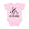 thumbnail image 1 of Inktastic Funny Music Yes Im Treble Boys or Girls Baby Bodysuit, 1 of 5