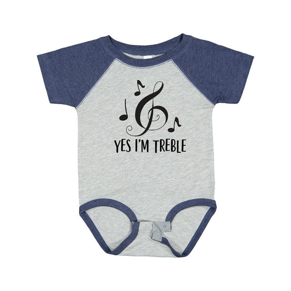 Inktastic Funny Music Yes Im Treble Boys or Girls Baby Bodysuit