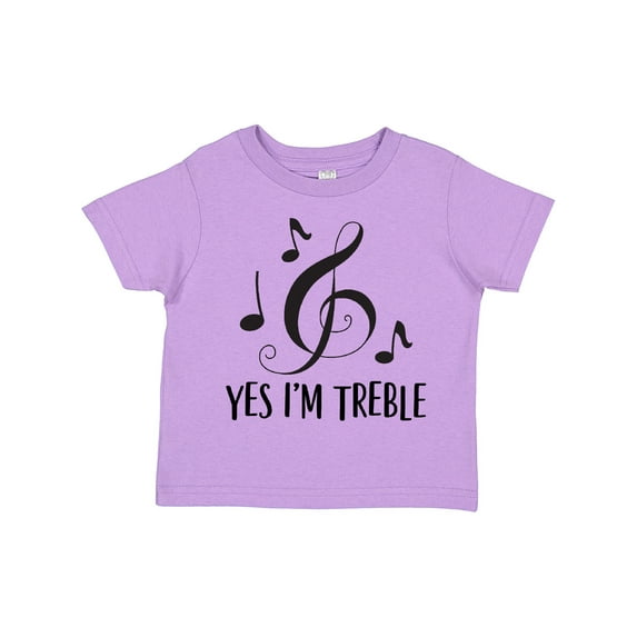 Inktastic Funny Music Yes Im Treble Boys or Girls Toddler T-Shirt
