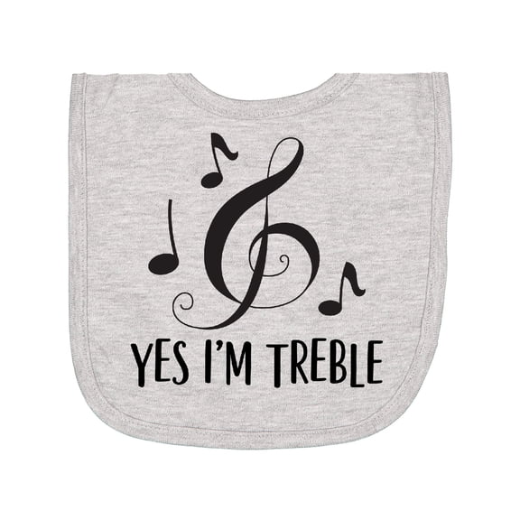 Inktastic Funny Music Yes Im Treble Newborn Bib