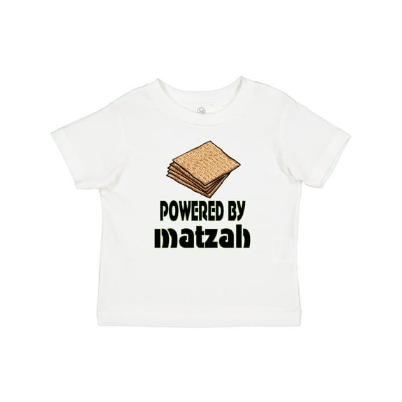 Inktastic Funny Passover Powered by Matzah Boys or Girls Baby T-Shirt