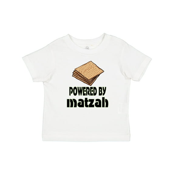 Inktastic Funny Passover Powered by Matzah Boys or Girls Baby T-Shirt