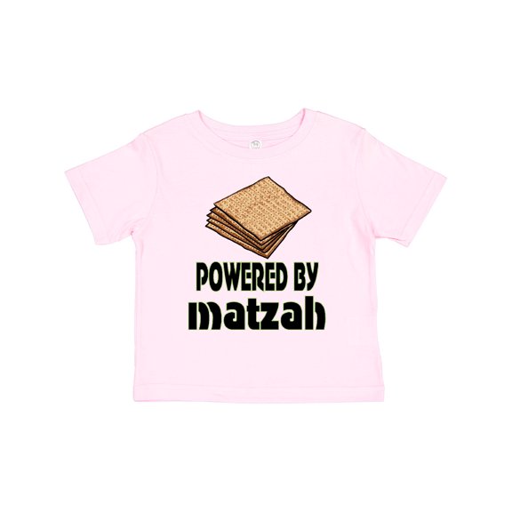 Inktastic Funny Passover Powered by Matzah Boys or Girls Toddler T-Shirt