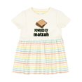 thumbnail image 1 of Inktastic Funny Passover Powered by Matzah Girls Baby Dress, 1 of 5