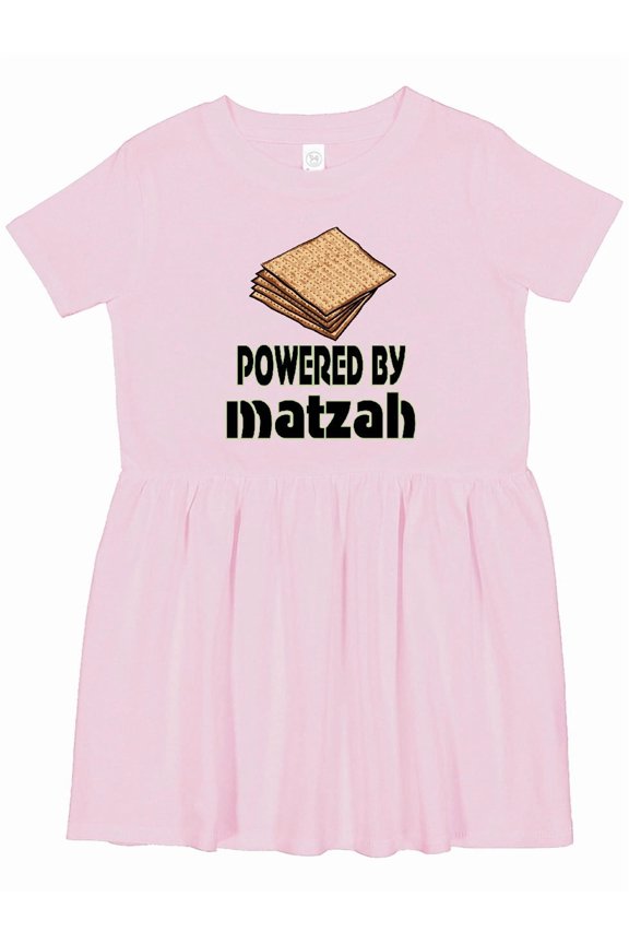 Funny Passover Powered by Matzah Girls Toddler Dress