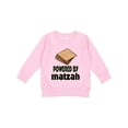 thumbnail image 1 of Inktastic Funny Passover Powered by Matzah Toddler Sweatshirt, 1 of 4