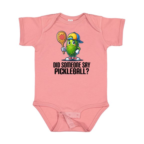 Inktastic Funny Pickleball Joke Boys or Girls Baby Bodysuit