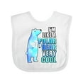 thumbnail image 1 of Inktastic Funny Polar Bear Boys or Girls Baby Bib, 1 of 4