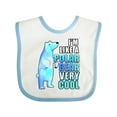 thumbnail image 1 of Inktastic Funny Polar Bear Boys or Girls Baby Bib, 1 of 4