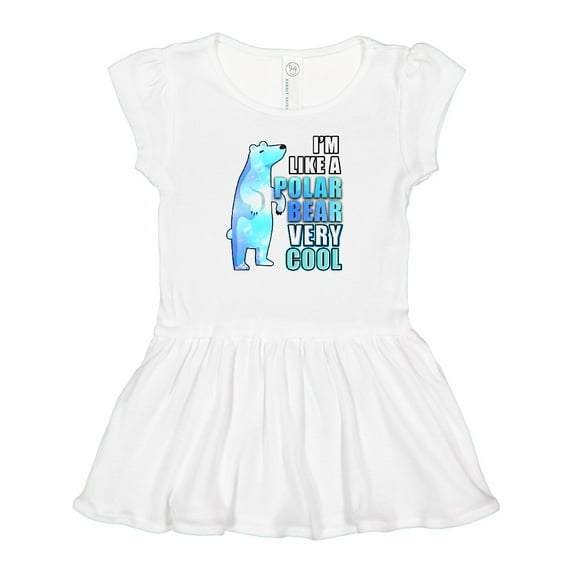 Inktastic Funny Polar Bear Girls Baby Dress
