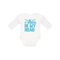 thumbnail image 1 of Inktastic Funny Pool Billiards Quote Boys or Girls Long Sleeve Baby Bodysuit, 1 of 5