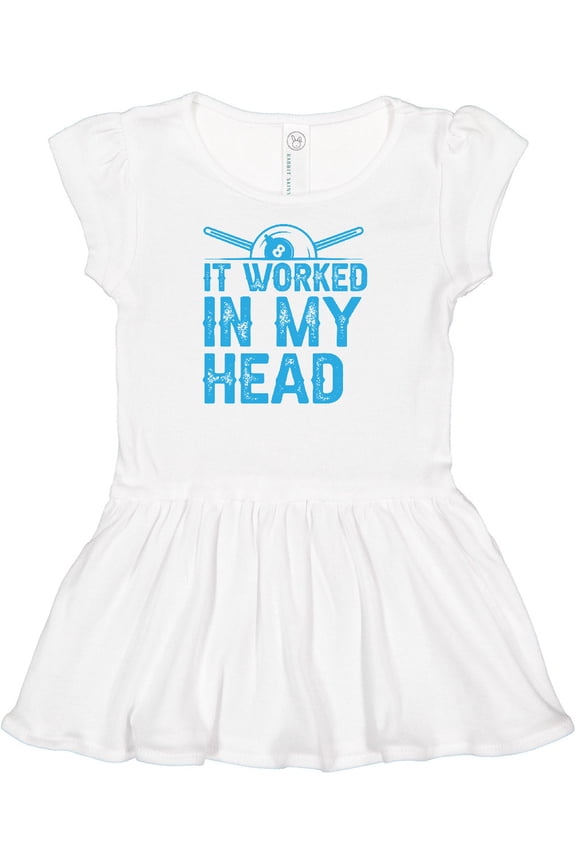 Funny Pool Billiards Quote Girls Baby Dress