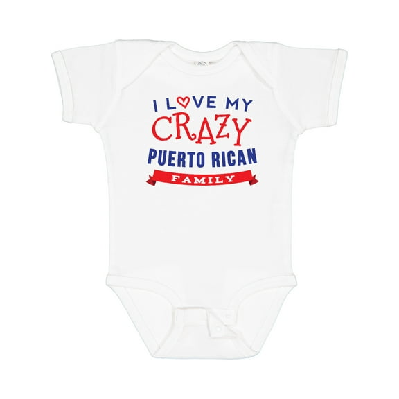 Inktastic Funny Puerto Rican Family Reunion Boys or Girls Baby Bodysuit