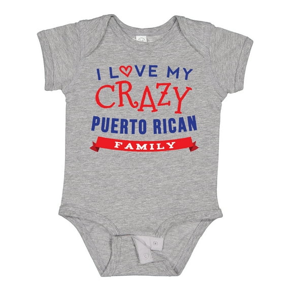 Inktastic Funny Puerto Rican Family Reunion Boys or Girls Baby Bodysuit