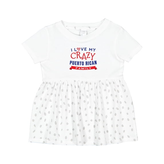 Inktastic Funny Puerto Rican Family Reunion Girls Baby Dress