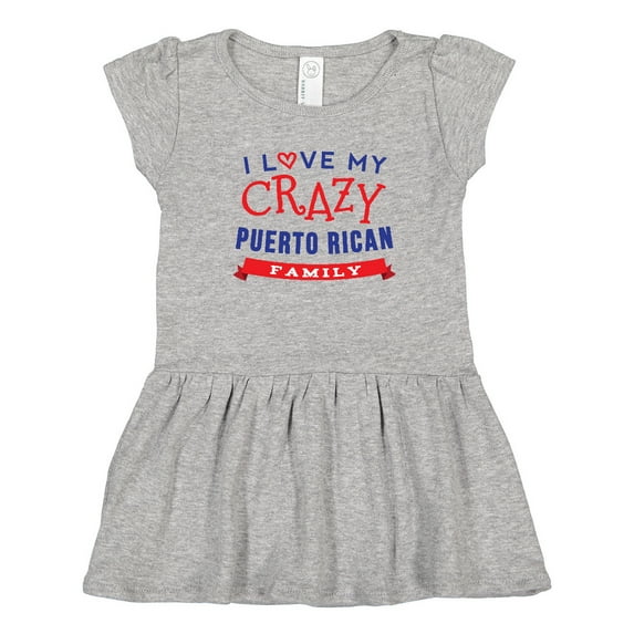 Inktastic Funny Puerto Rican Family Reunion Girls Toddler Dress