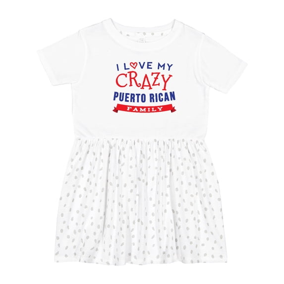 Inktastic Funny Puerto Rican Family Reunion Girls Toddler Dress