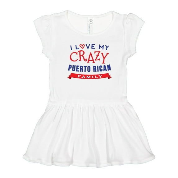Inktastic Funny Puerto Rican Family Reunion Girls Toddler Dress