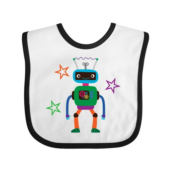 Inktastic Funny Robotics Team Robot Boys or Girls Baby Bib