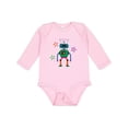thumbnail image 1 of Inktastic Funny Robotics Team Robot Boys or Girls Long Sleeve Baby Bodysuit, 1 of 5
