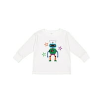 Inktastic Funny Robotics Team Robot Boys or Girls Long Sleeve Toddler T-Shirt