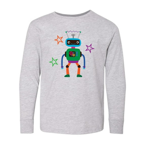 Inktastic Funny Robotics Team Robot Long Sleeve Youth T-Shirt