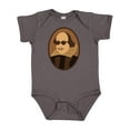 thumbnail image 1 of Inktastic Funny Rockin' Shakespeare Boys or Girls Baby Bodysuit, 1 of 5
